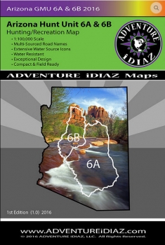 Arizona GMU 5BS, Hunting Unit Map
